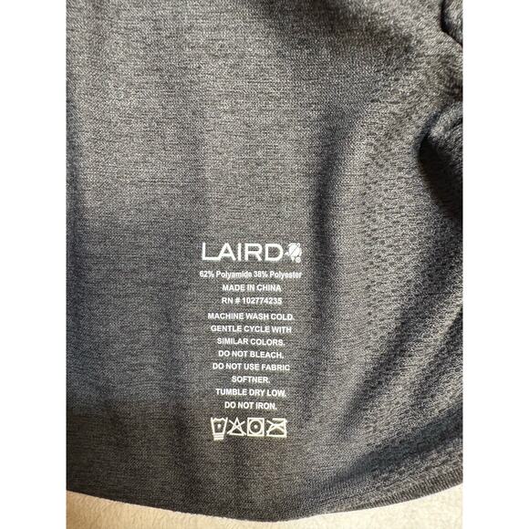 New NWT Laird Heathered Charcoal Grey Hyper 4 Sun Protection Wicking Polo - L - Picture 8 of 10